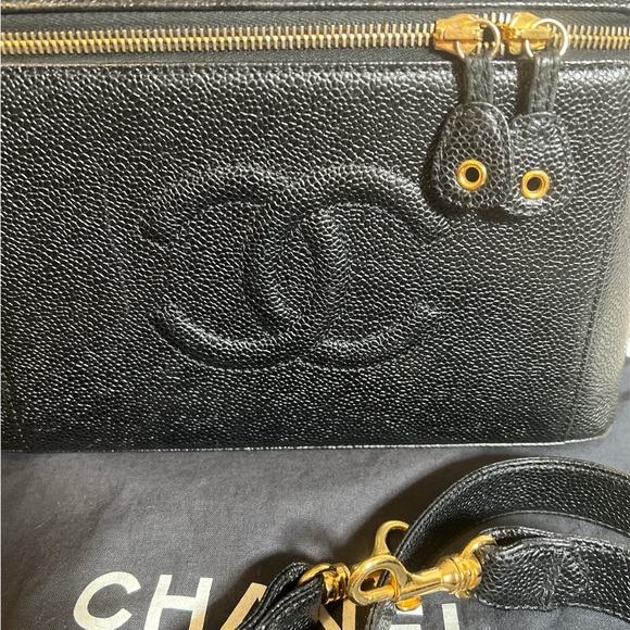 Chanel Large Vanity with Authentic Strap, COA - Picture 6 of 15